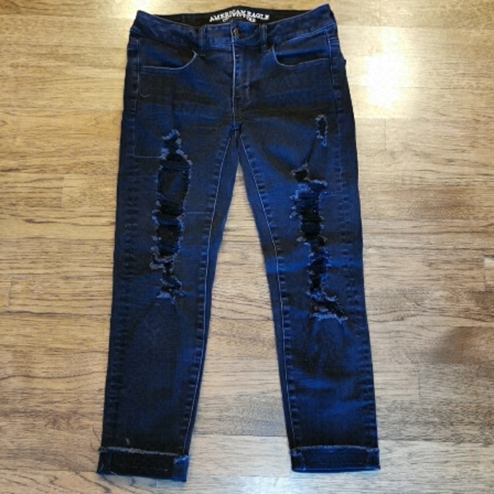 𝅺American Eagle Super Super Stretch Crop Jeggings 2
